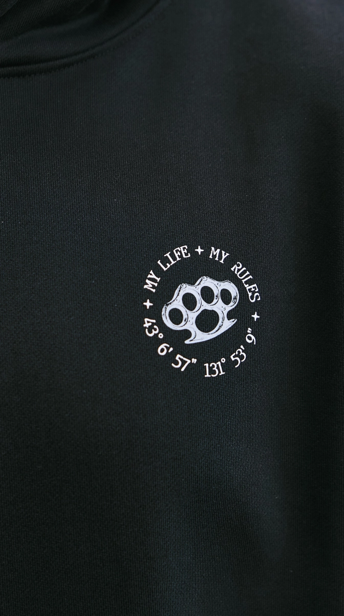 Худи "My life - my rules"